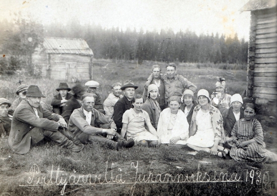 Pirttijärvellä juhannuksena 1930